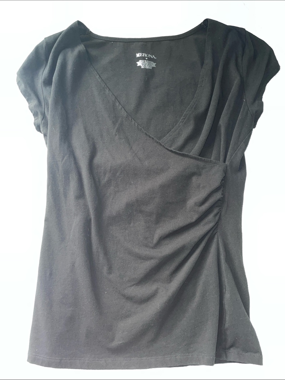 Merona Black V Neck